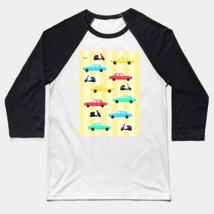 Lebanese Taxis and Motorcycles of Beirut Baseball T-Shirt